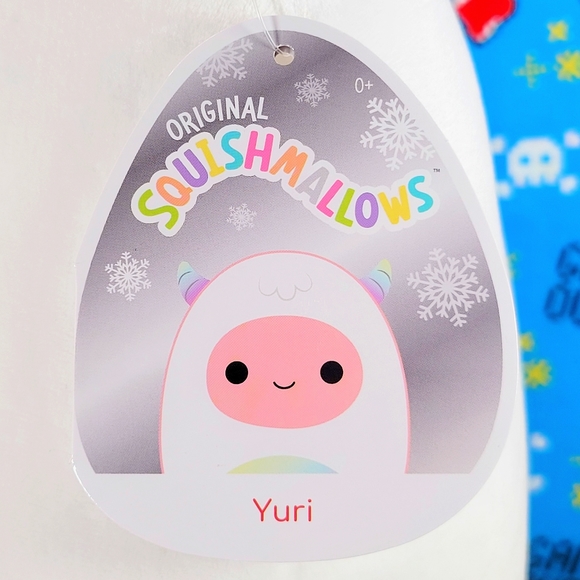 Squishmallow Yuri the Yeti 12" UltraSoft Stuffed Christmas Holiday Toy Plush NWT - Picture 5 of 6
